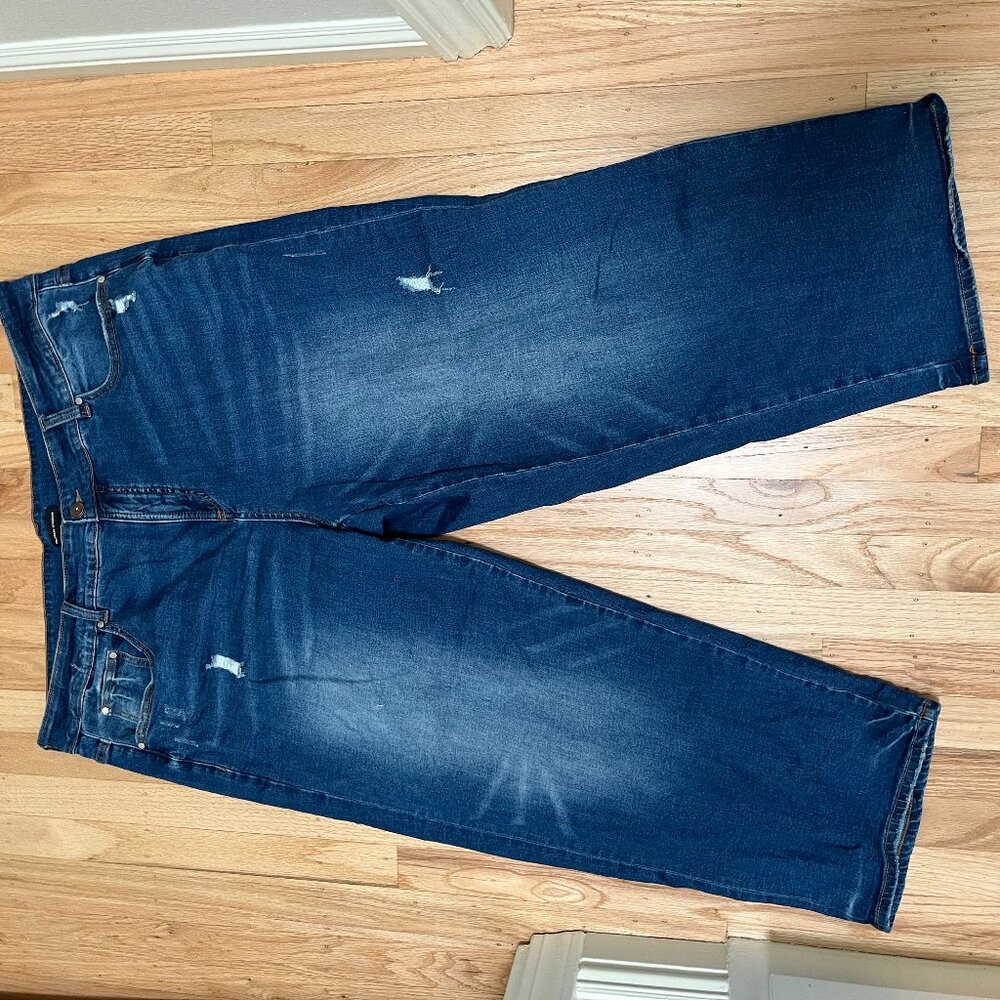 Universal Standard Cropped Wide Leg Jeans
